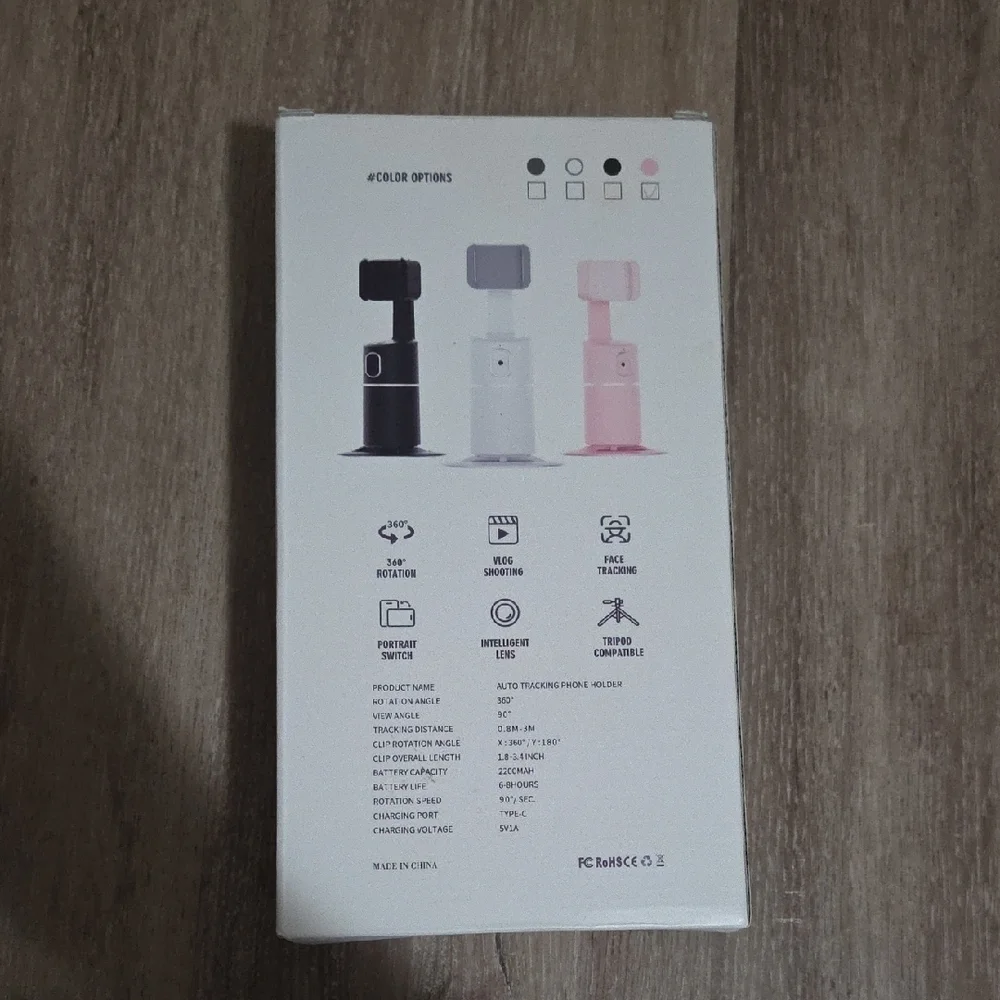 Black Rechargeable Battery Gimbal